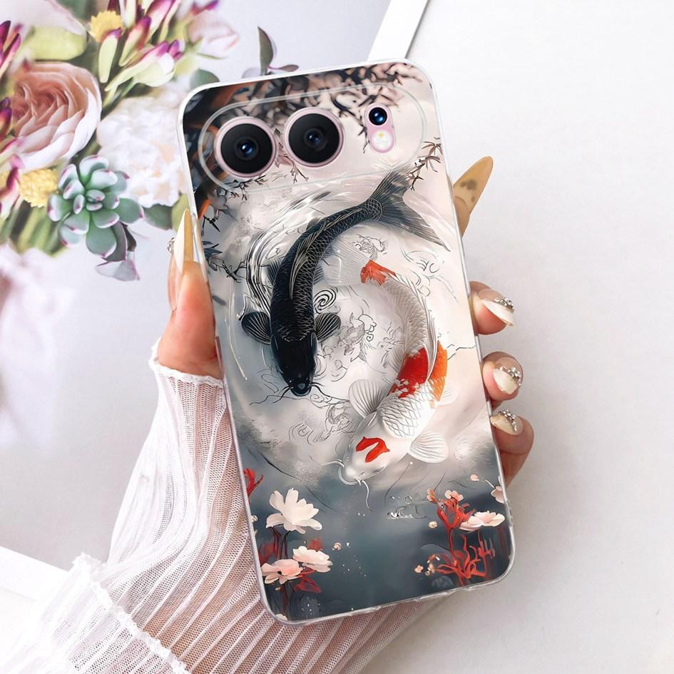 6.55" For Honor 500 5G Case Fashion Flower Bowknot Soft Slim Silicone Phone Cover For Honor 500 Pro Funda MEY-AN00 Honor500 Capa