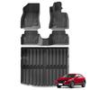 Smabee Right Drive for Mazda3 CX-30 (2WD AT) 2019-2024 TPE 3D Car Floor Mats Cargo Liner Trunk Pad All-Weather Accessories Black
