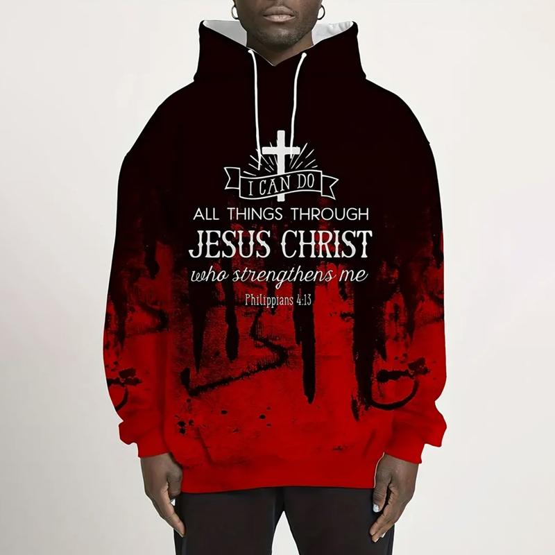 Pánské oblečení Neformální mikina s dlouhým rukávem 3D digitální potisk Pánská mikina s kapucí Outdoor Sportovní mikiny s kapucí