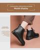 Mid-Aged Women's Non-Slip Winter Boots with Velvet Lining