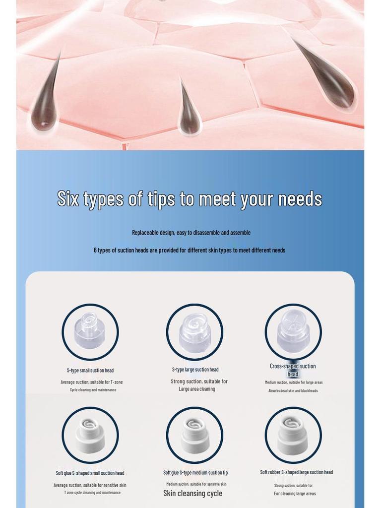 Portable Bubble Blackhead Remover & Facial Pore Cleaner with Oxygen Injection