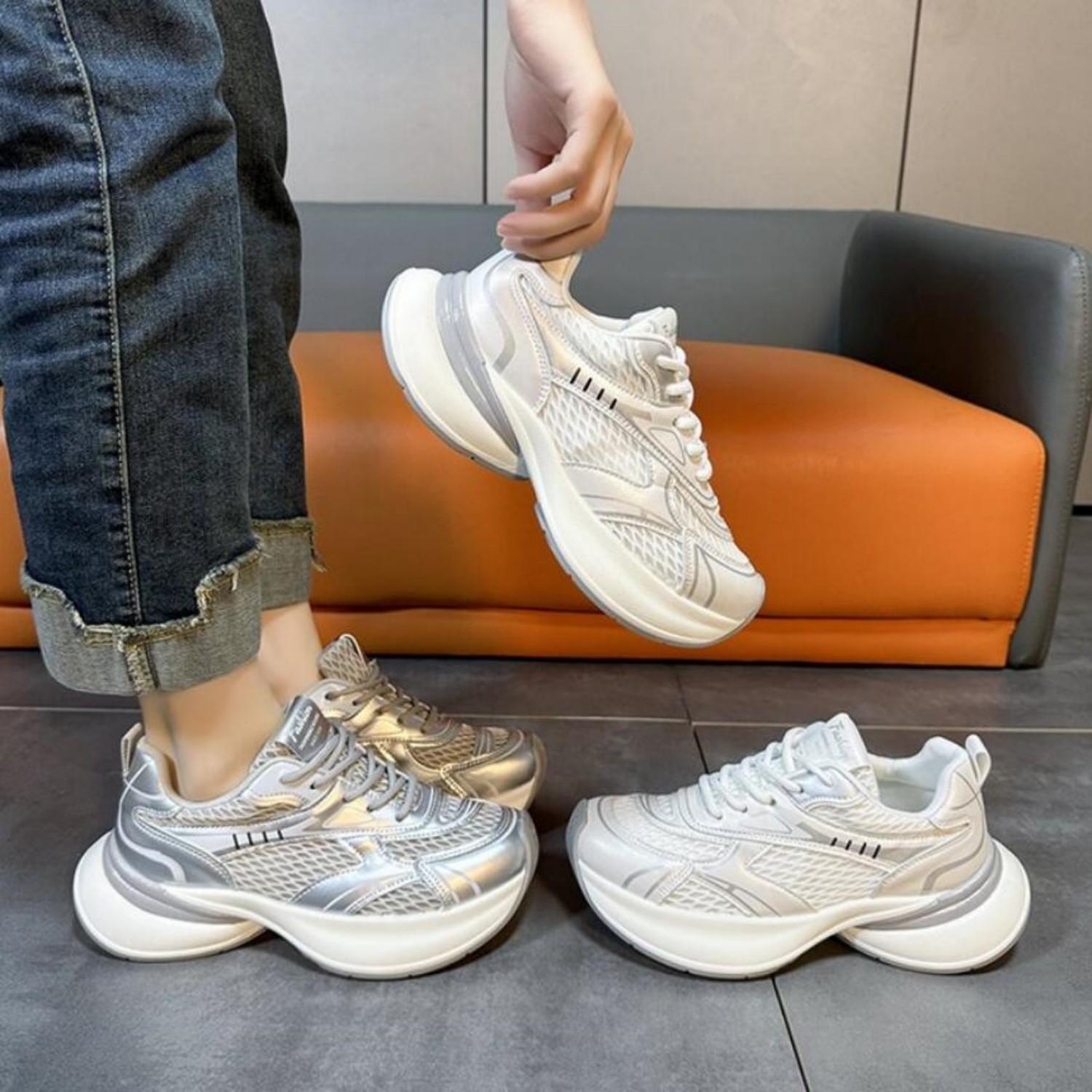 Модные женские кроссовки в стиле ретро — фото 3