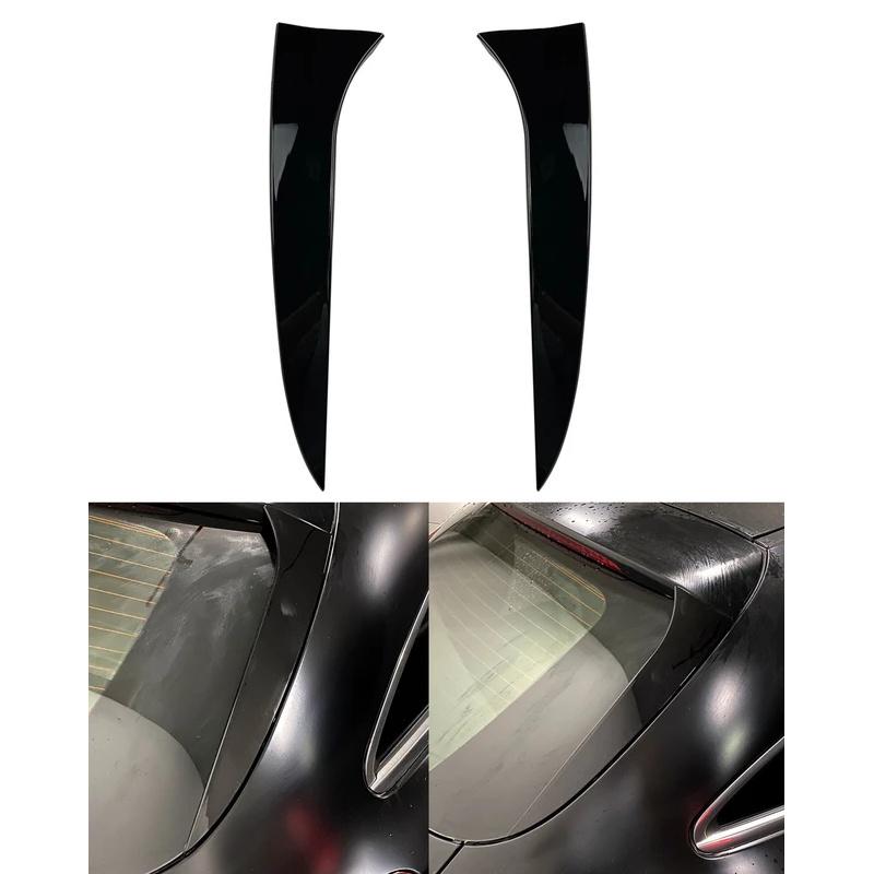 Rear Window Side Spoiler Rear Canards Splitter Fit For Mercedes-Benz CLS-Class 63 C218 X218 Shooting Brake 2011-2018 ABS