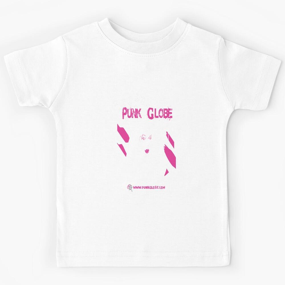 Punk Globe Pink  Kids T-Shirt 120