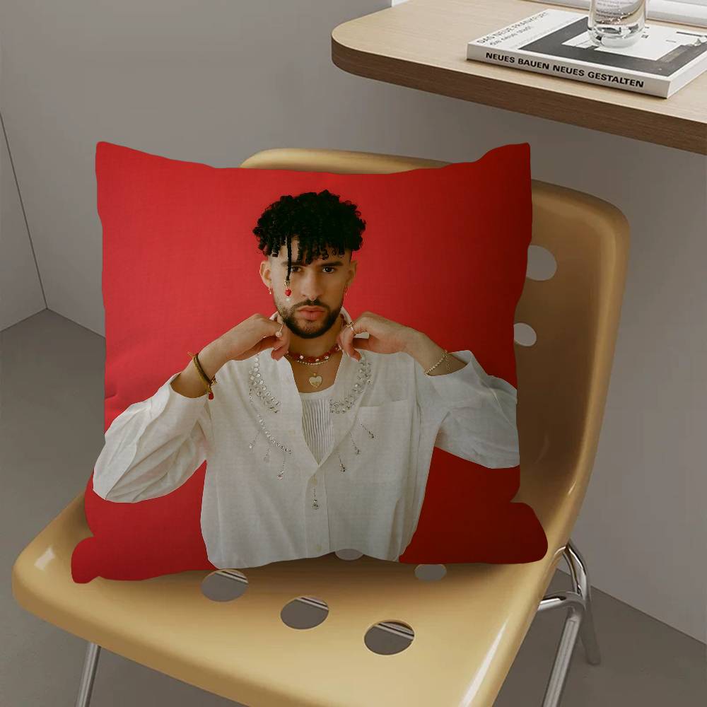 Singer Bad Bunny Pillow Anime Pillow Sofa Bed Head Pillow Cover Cushion Cover x cm Fashion