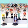 6pcs Piece One Role Pvc Toy Model Desktop Decoration Children Gift Christmas