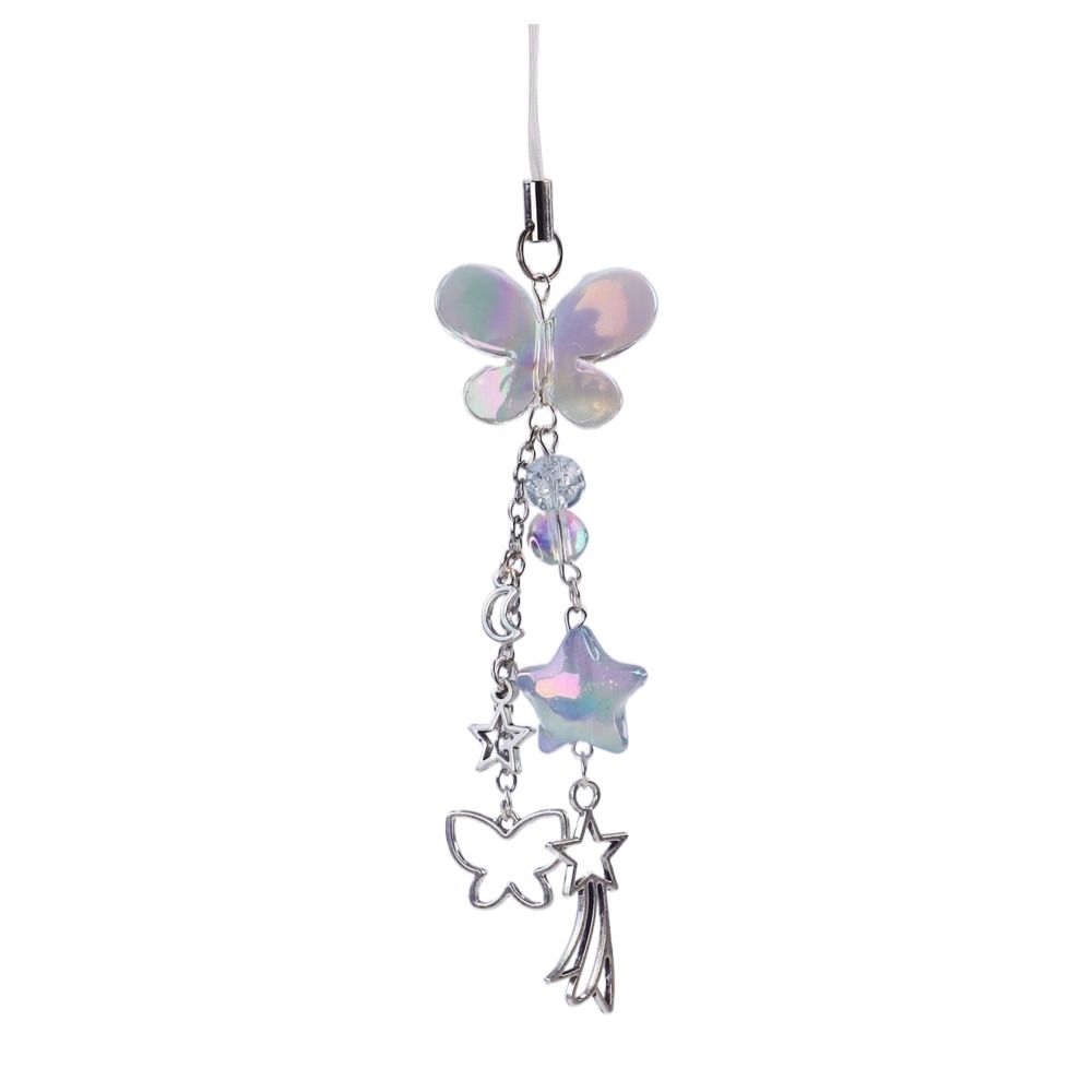 Phone Charms Y2K Phone Pendant Butterfly Sweet Girl Phone Lanyard Phonestraps Backpack Ornament Phone Chain Camera