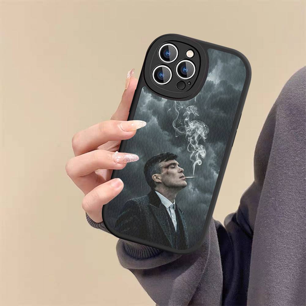 Movie P-Peaky-S B-Blinders Phone Case For IPhone 16 15 14 13 12 11 Pro Max Plus Soft Leather Cover