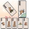 Süße Capybara Handyhülle für Samsung Galaxy S24 S23 S22 Ultra S20 S21 FE 5G S10 S9 Plus S10E S8 S7 Edge Weiche Silikonhülle