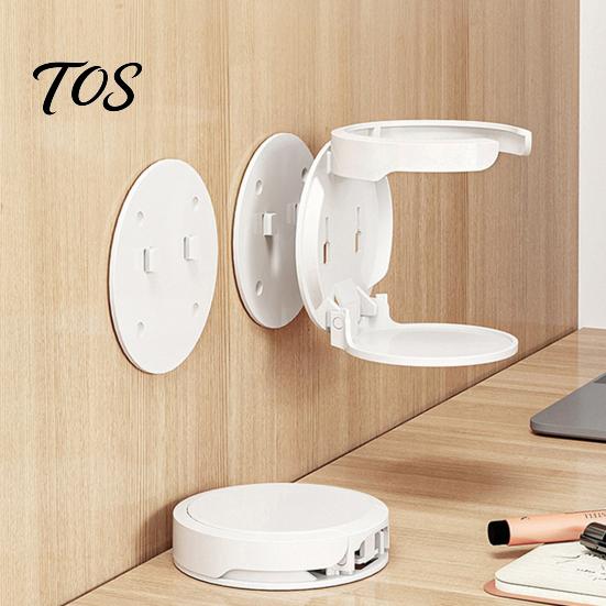 Wall Mounted Beverage Rack 2PCS Foldable Cup Holder, Space Saving Adhesive Drink Compact Travel Stand Stable for Coffee Mugs Water Bottles And