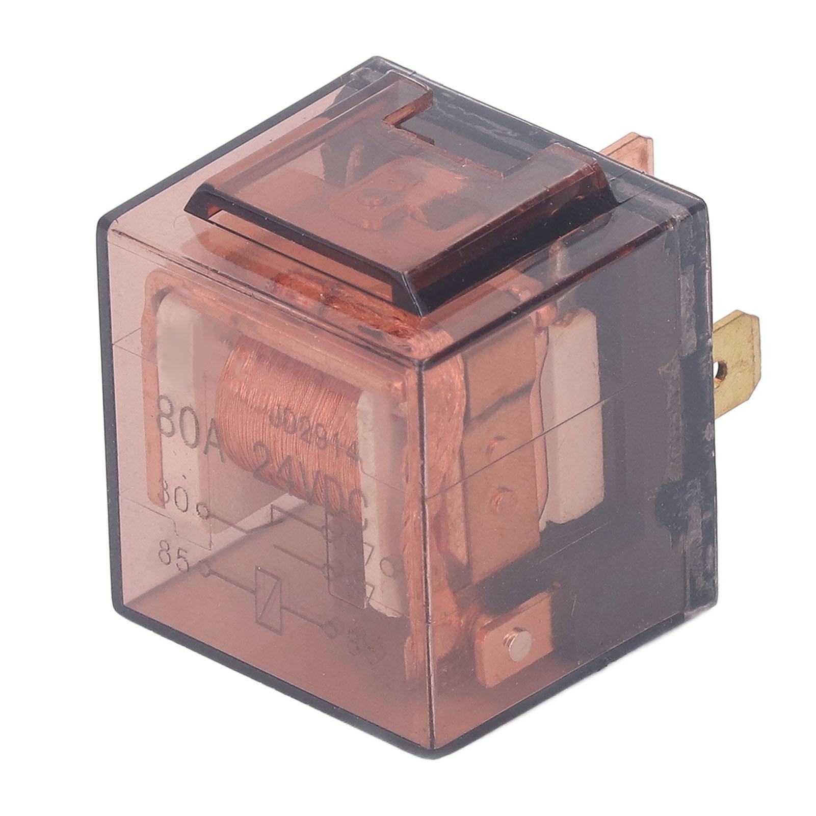 

10PCS SPDT 5 Pin Relay Copper Contact Acrylic Waterproof Housing Split Charging Relay for