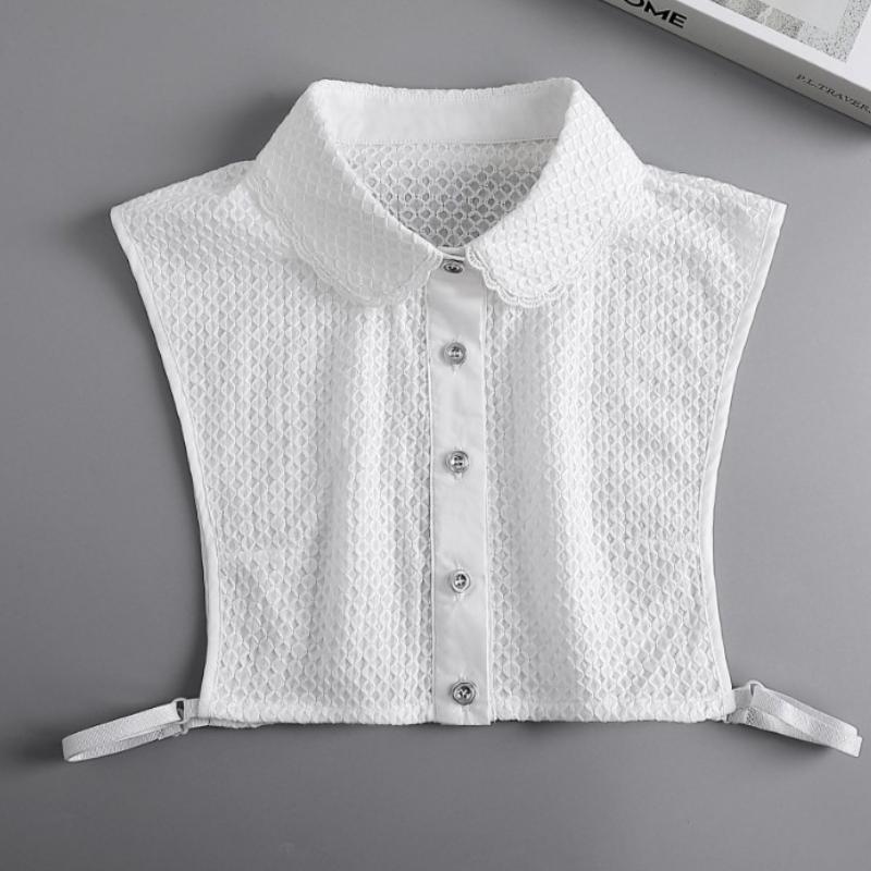 

Кружевной декоративный воротник-стойка для женщин и девочек, кукольная рубашка, съемный воротник-шаль, свитер, шейные украшения, аксессуары для одежды