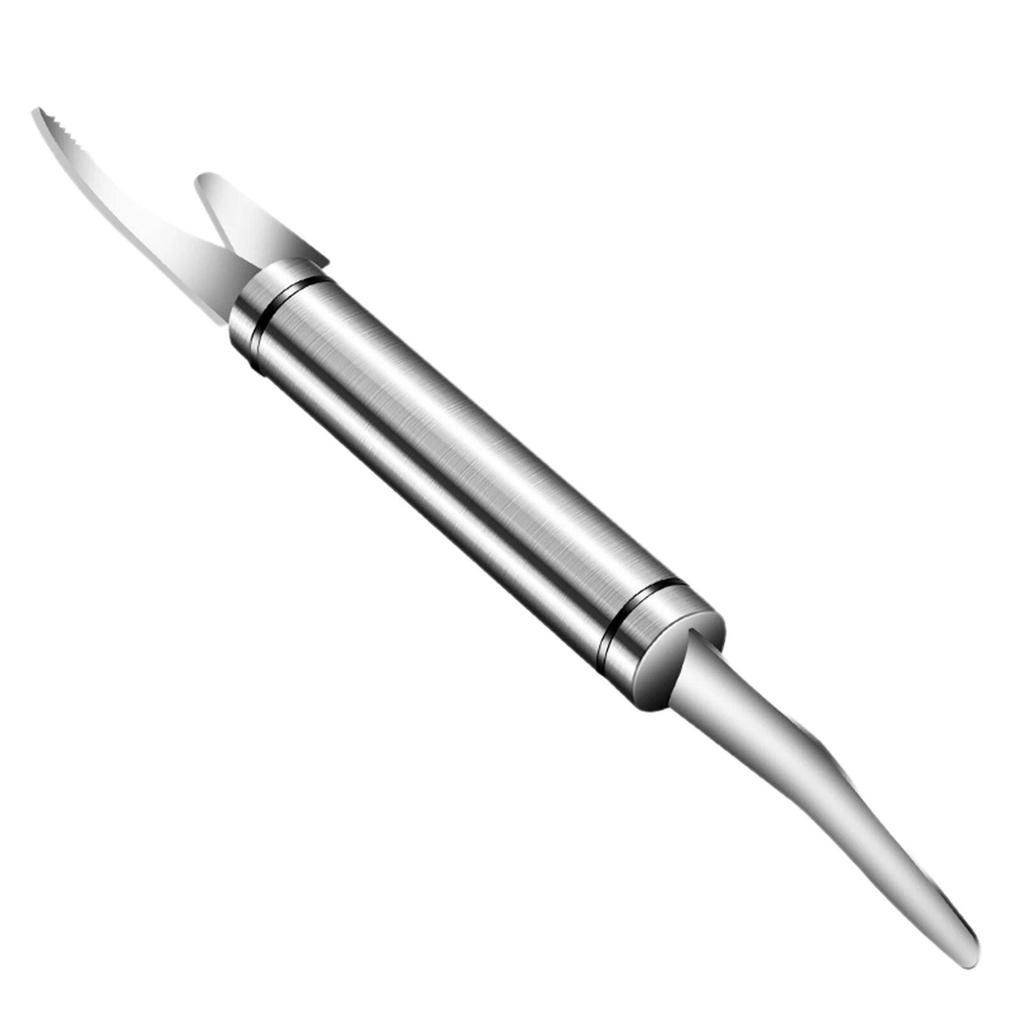 6 In 1 Multifunctional Fast Shrimp Peeler Stainless Steel Shrimp Line Cutting Scraping Digging Fish Scales Knife Kitchen Tools