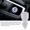 Carregador de carro com porta USB dupla de carregamento rápido 3.1A para Samsung Galaxy branco