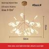 Nordic Minimalist Firefly Branch Chandelier for Restaurant, Hotel, and Villa