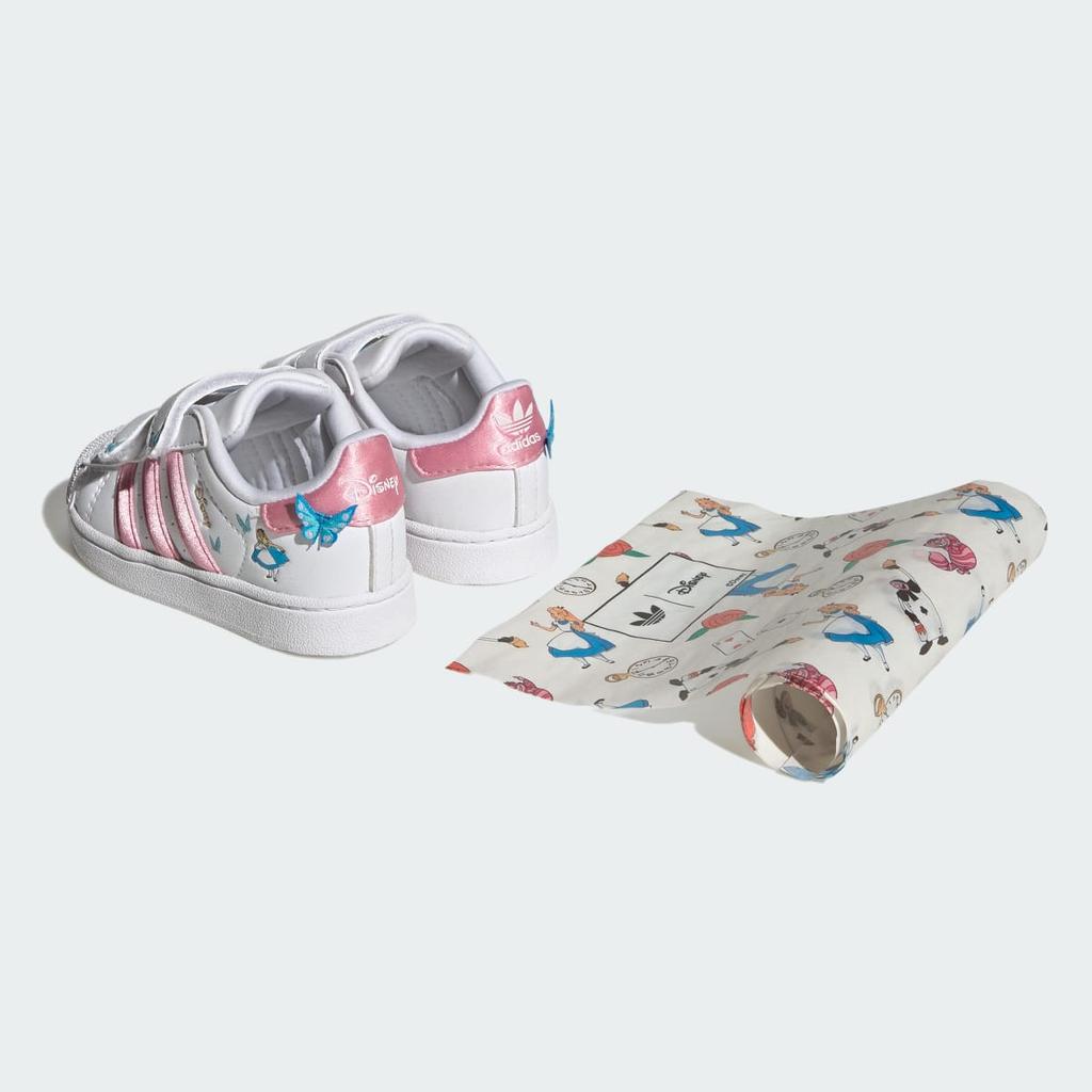 Adidas Disney SSTII CF I IH1743 Kids' Originals Sneakers Cloud White / Light Pink / Lucid Aquamarine