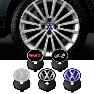 Pentru VOLKSWAGEN 4 buc 60/63/68mm Capac Centru Roată Mașină Emblema Capac Jantă Accesorii Auto Pentru VW R Rline Golf 4Motion