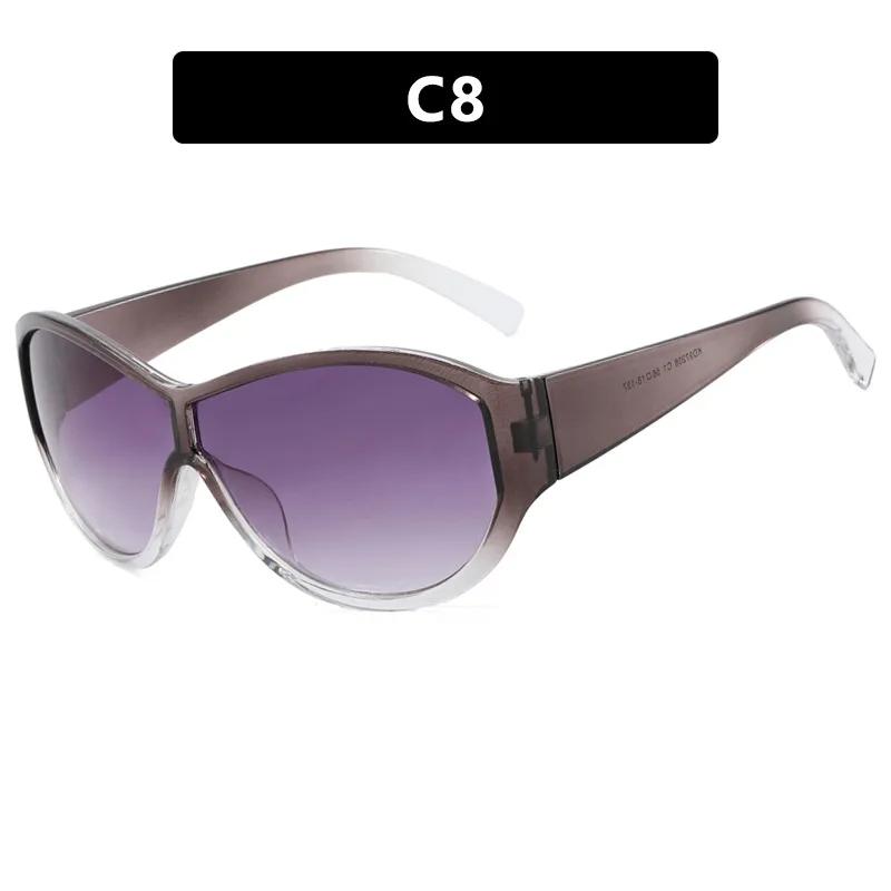 Oversized Sunglasses For Men Women Luxury Brand Designer Vintage Sunglasses Popular Punk Sport Goggle Outdoor Shades Uv400