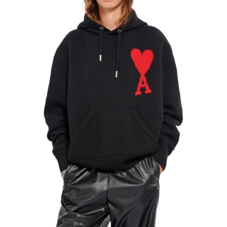 Ami Paris Ami De Coeur Hoodie UKS802KN0018-009