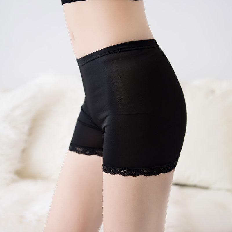 Sicherheitshose für Damen im Sommer – Schutz vor Kälte, nahtlose Leggings aus Eisseide, dünn, kühl, kein Aufrollen, große Größe.