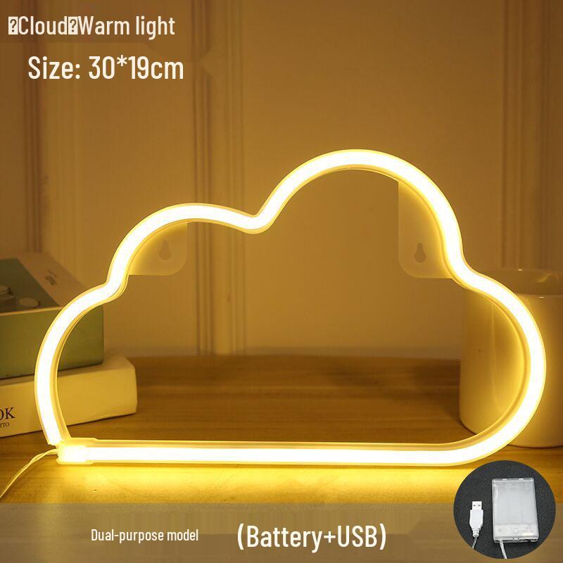 Trendy LED Neon Night Light Sign for Wall Décor