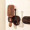 2 Pieces Practical Wall Mounted Hair Tie Storage Rack Rust-proof Waterproof Comb Holder Iron Retro Comb Stand for Bathroom