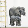 Realistic Elephant Wall Stickers for Bedroom Living Room Nursery Kids Room Home Decor Wall Art Vinyl Decals Peel and Stick Removable