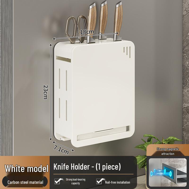 Magnetic Wall-mounted Kitchen Storage & Spice Rack
