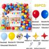 Red Green Blue Yellow Balloons Garland Arch Kit Latex Ballon Set Carnival Circus Toy Themed Party Birthday Decoration Air Globos