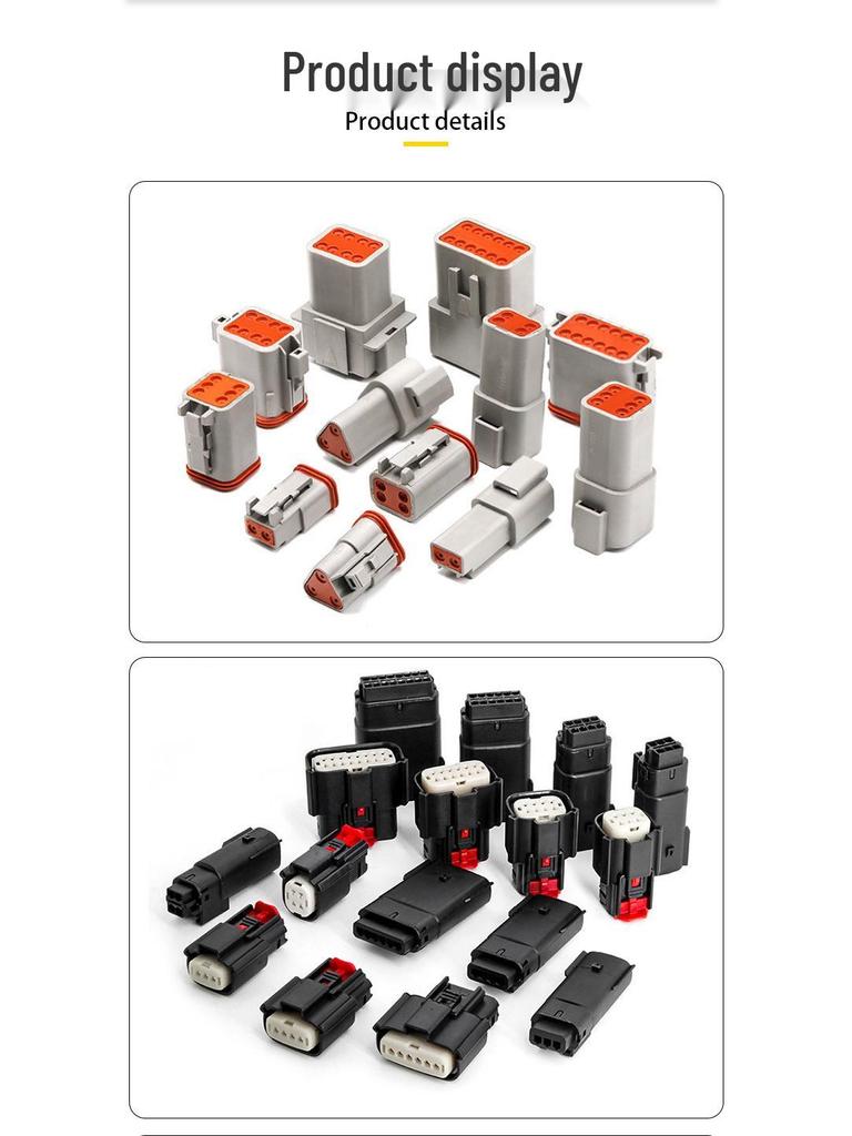 Shenzhou DJ7841Y-1.5/6.3-11 Car Connector Boot Plug Component
