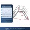 JINGGENG Mobile Industrial Crossover Platform Ladder