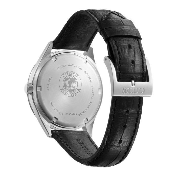 Citizen Men's Watch CITIZEN COLLECTION BV1120-15L Eco-Drive Small Second Leather Blue Navy