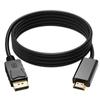 1.8M Dp to HDMI-Compatible Cable 4K HD Adapter Display Cable Computer Monitor Cable Converts Large Dp to HDMI-Compatible
