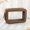 Clear Makeup Bag for Women with Large Capacity and Zipper
