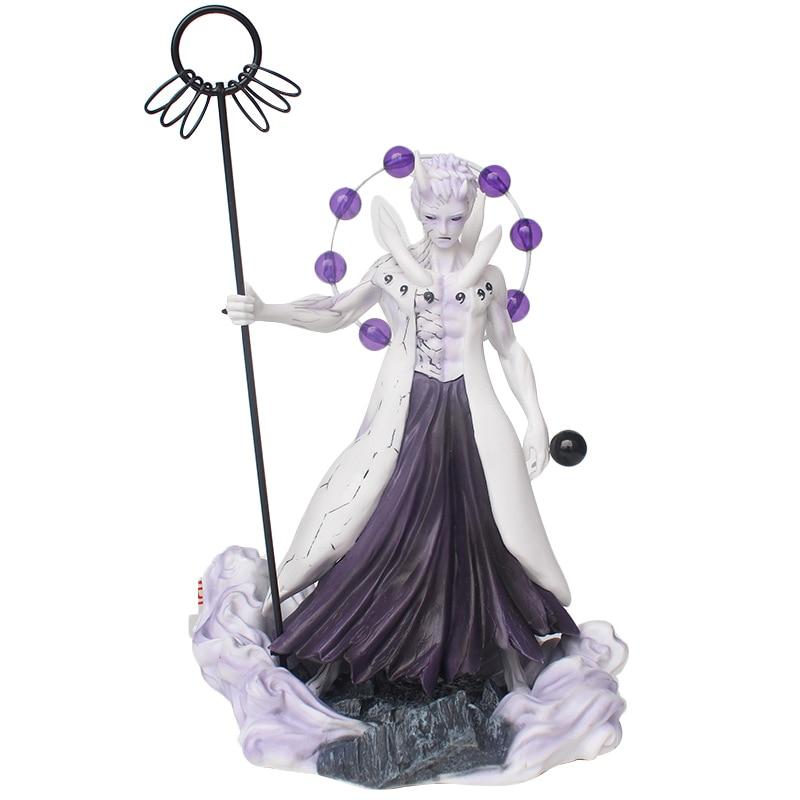 Naruto Shippuden Uchiha Obito Action Figure Anime Model  Jinch ūRiki Forms Statue Collectible Toy Desktop Decoration
