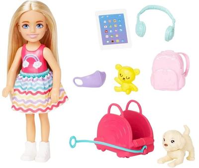 Barbie Chelsea Ausflug Set (Ankleidepuppe) [Ab 3 Jahren] HJY17