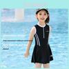 Childrens Swimsuit Girls One Piece With Quick Dry Fabric For Water Sports And Beach Fun