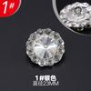 1pcs High-grade Coat Button for Clothing Metal Fur Button Mink Button Decorative Accessory