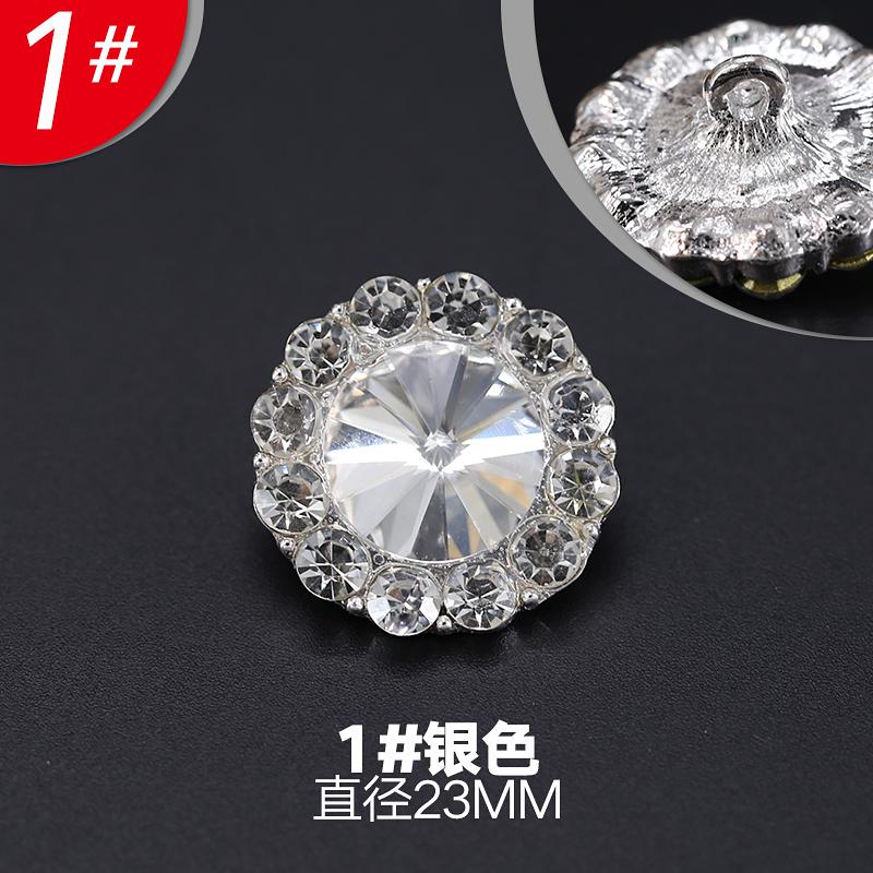 1pcs High-grade Coat Button for Clothing Metal Fur Button Mink Button Decorative Accessory