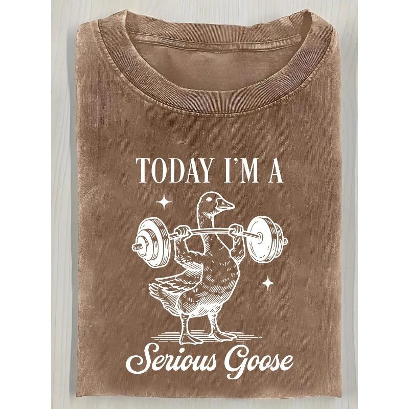 European sizes , Halloween, Thanksgiving, Christmas are coming strong, featuring the "Today I Am A Serious Goose" pattern, suitable for outdoor travel