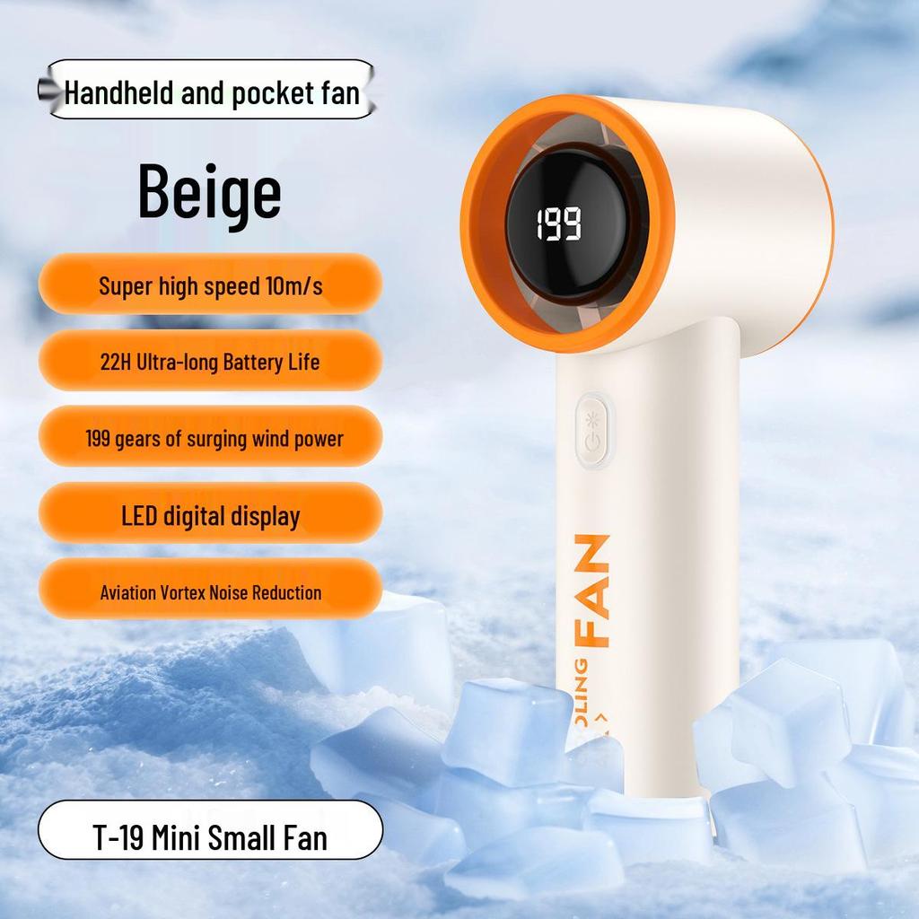Southeast Asia T19 USB Mini Handheld Fan - 199-Speed Portable Outdoor Powerhouse, 2026 Edition.