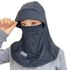 Riding Face Sunshade and Sunscreen Mask, Hat, Integrated Neck Guard, Veil, UV Protection Mask, Women's Summer Ice Silk