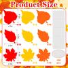 90 Pieces Fall Leaves Cutouts Thanksgiving Bulletin Board Decorations Paper Cut Outs Assorted Colors Fall Leaves Die Cuts for Classrom Autumn