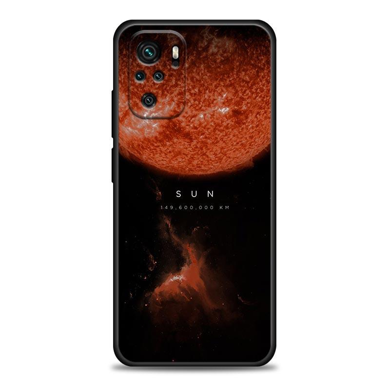 Himmel Weltraum Planet Mond Sterne Handyhülle Für Xiaomi Redmi Note 11 10 9 8 Pro 9S 8A 10S 11S Weiche Hülle Für Redmi Note 8Pro 10Pro