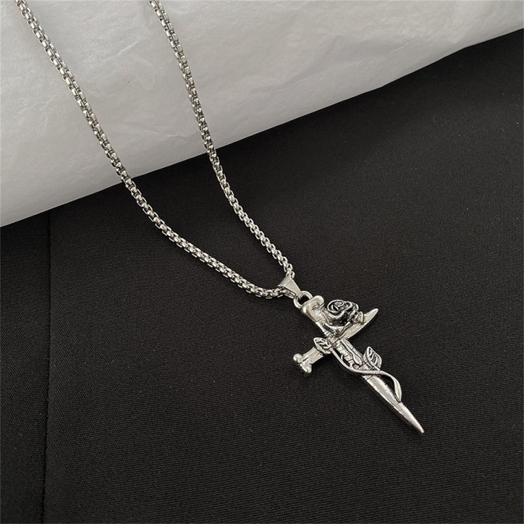 , Unisex, Modern , Retro Street , Pendant Design, Fashionable Neck Chain For Couples.