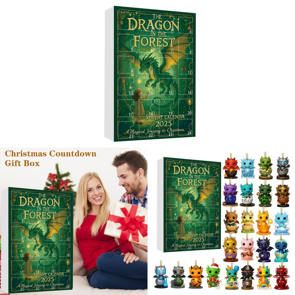 Dragon Christmas Tree Decorations With Acrylic Animal Ornaments For Festive Gifting