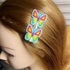 Krásná PVC motýlí vlasová ozdoba sponka do vlasů vhodná pro dívčí vlasovou dekoraci, ozdoba na sváteční párty, vlasové doplňky