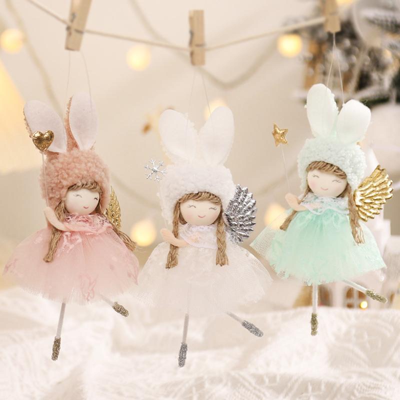Angel Doll Merry Christmas Ornaments Christmas Decorations for Home Noel Natal Tree Decor Navidad Xmas 2025 New Year 2025 Gifts