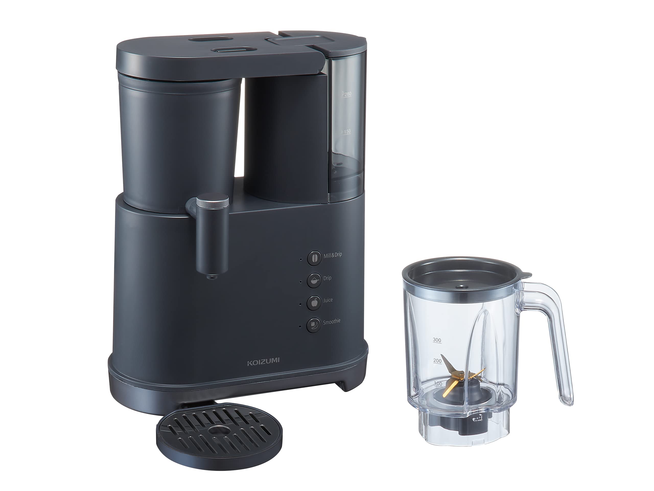 

Koizumi Coffee Maker 2WAY Coffee Mixer Smoothie Black & KKM-1002/K чорний