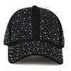 Women Shiny Rhinestones Baseball Cap Adjustable Casual Sport Bling Sun Hat